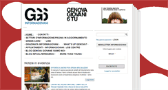 Desktop Screenshot of informagiovani.comune.genova.it